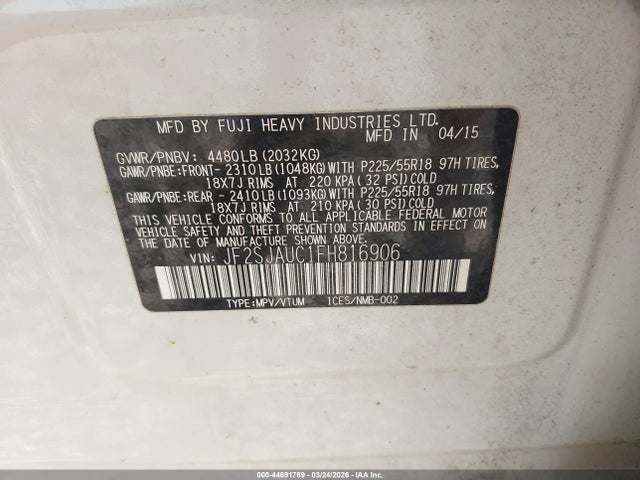 Subaru Forester 2.5i Touring