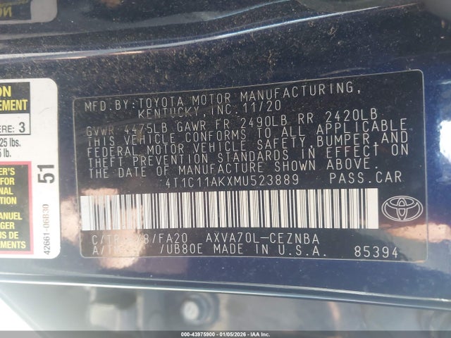 Toyota Camry Le