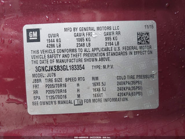 Chevrolet Trax 1ls