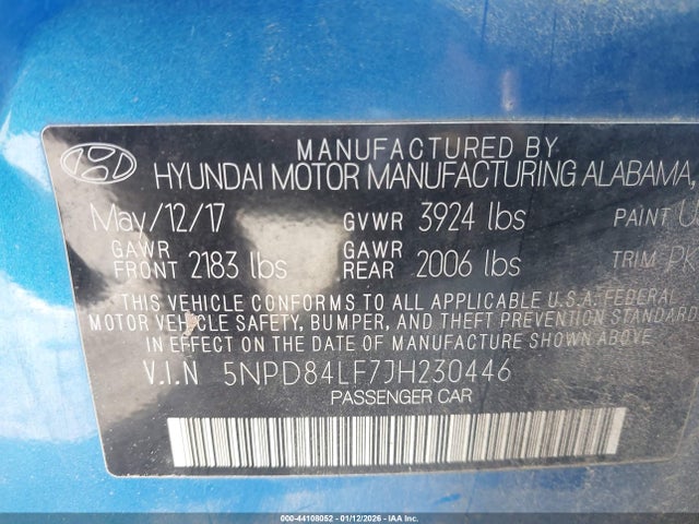 Hyundai ELANTRA Sel