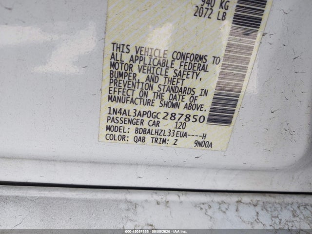 Nissan Altima 2.5 Sr