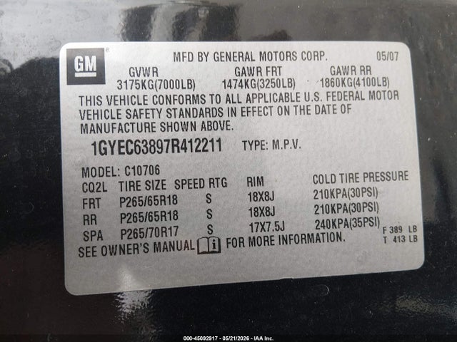 Cadillac Escalade Standard