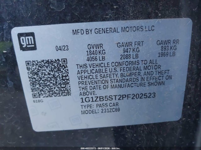 Chevrolet Malibu Fwd Ls