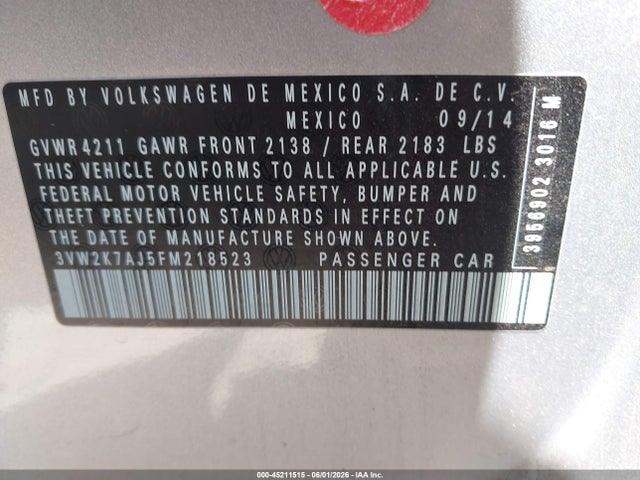 Volkswagen Jetta 2.0l S