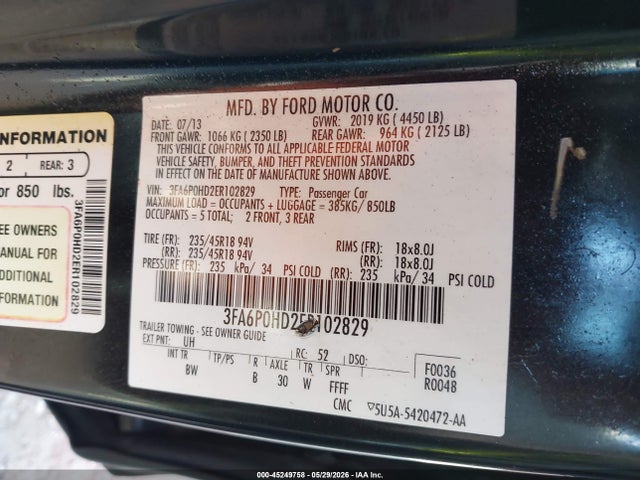 Ford Fusion Se