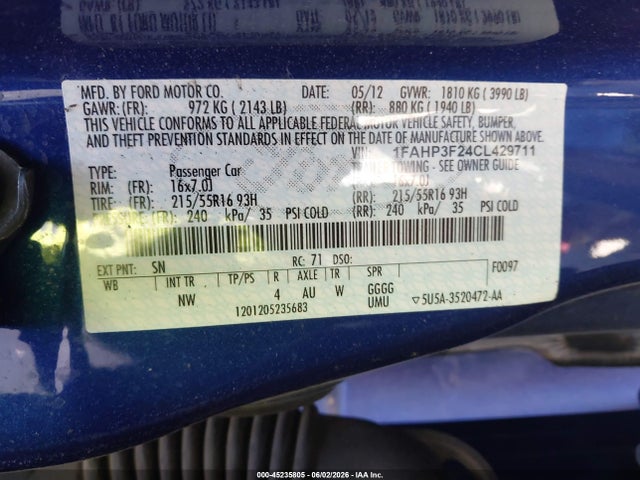 Ford Focus Se