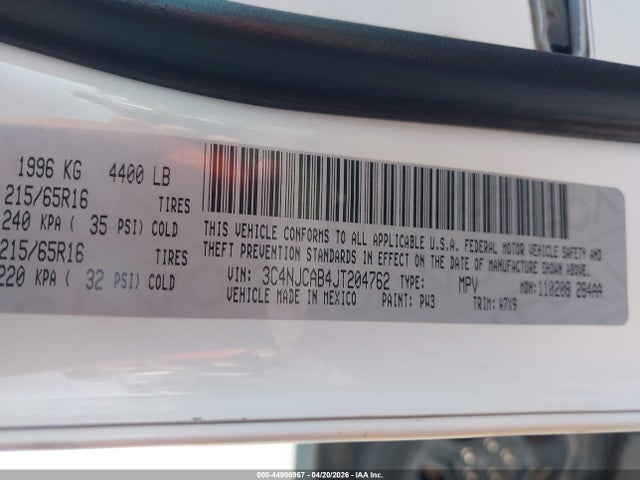 Jeep Compass Sport Fwd