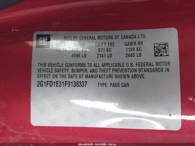 Chevrolet Camaro 1lt