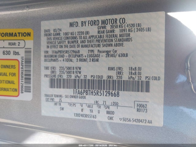 Ford Mustang Ecoboost Premium Fastback