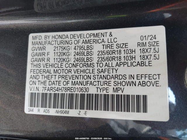 Honda CR-V Ex-l Awd