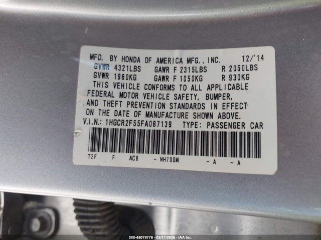 Honda Accord Sport