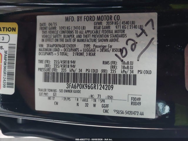 Ford Fusion Titanium