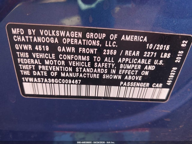 Volkswagen Passat 1.8t S