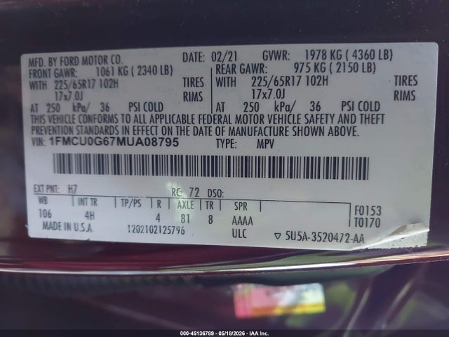 Ford Escape Se