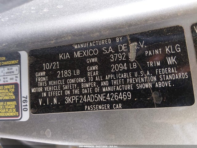 Kia Forte Lxs