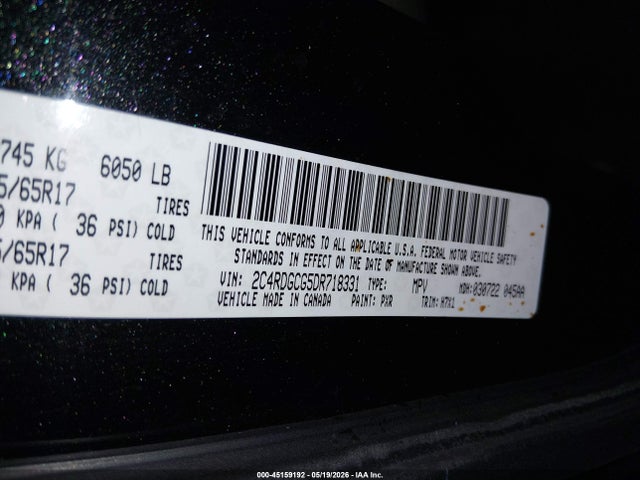 Dodge Grand Caravan Sxt