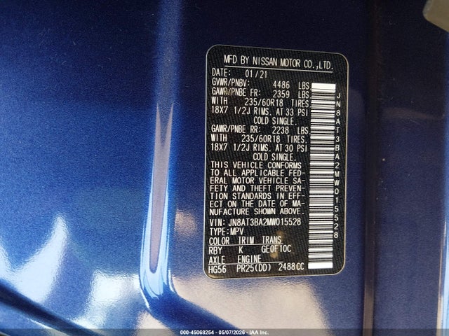 Nissan Rogue Sv Fwd