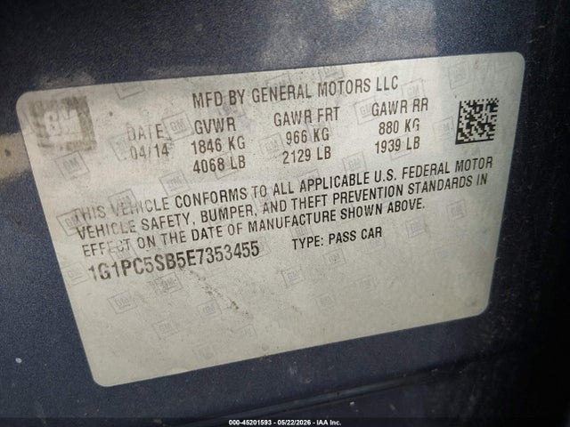 Chevrolet Cruze 1lt Auto