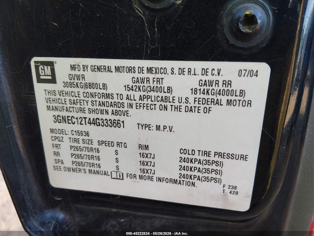 Chevrolet Avalanche 1500