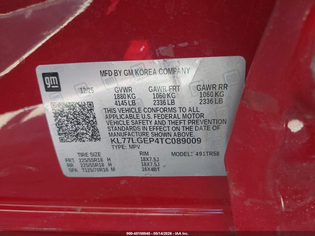 Chevrolet Trax Fwd 1rs