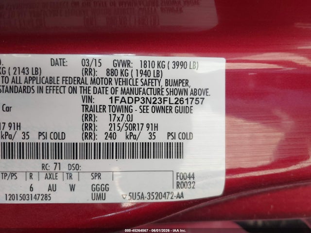 Ford Focus Titanium