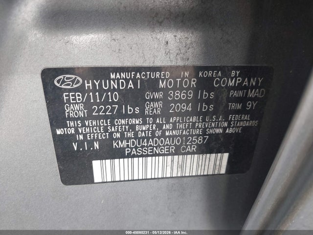 Hyundai ELANTRA Gls