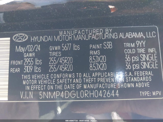 Hyundai SANTA FE Limited