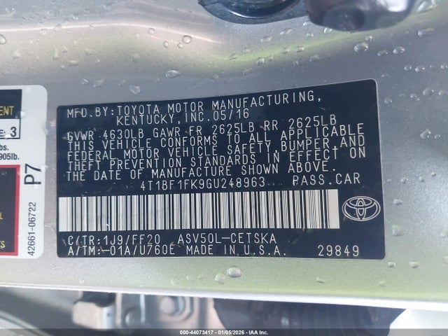 Toyota Camry Se
