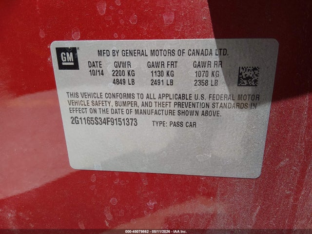 Chevrolet Impala 2lz