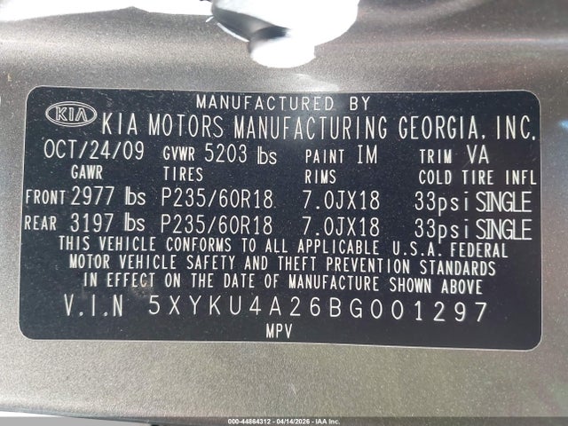 Kia Sorento Ex V6