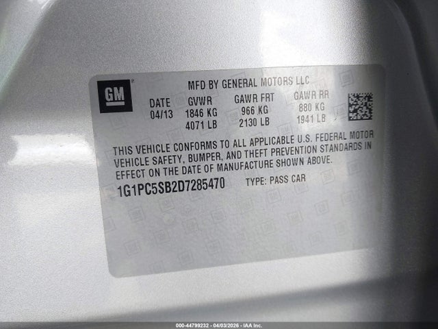 Chevrolet Cruze 1lt Auto