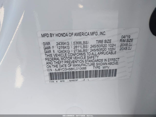 Acura MDX Tech Pkg