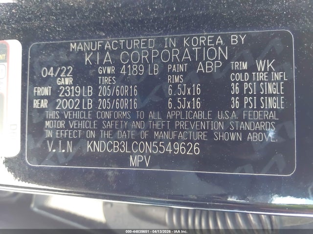 Kia Niro Lxs