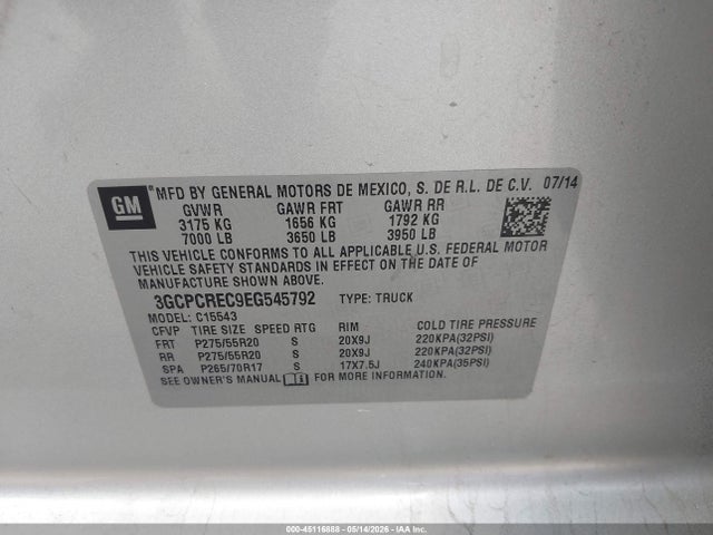 Chevrolet Silverado 1500 1lt