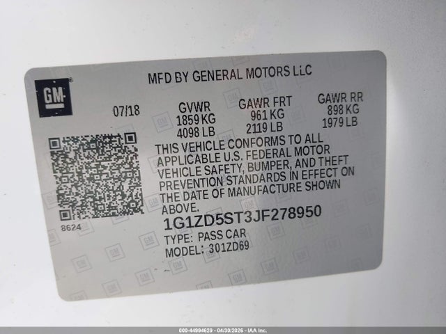 Chevrolet Malibu Lt