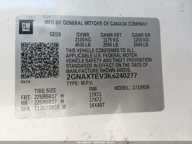 Chevrolet Equinox Lt