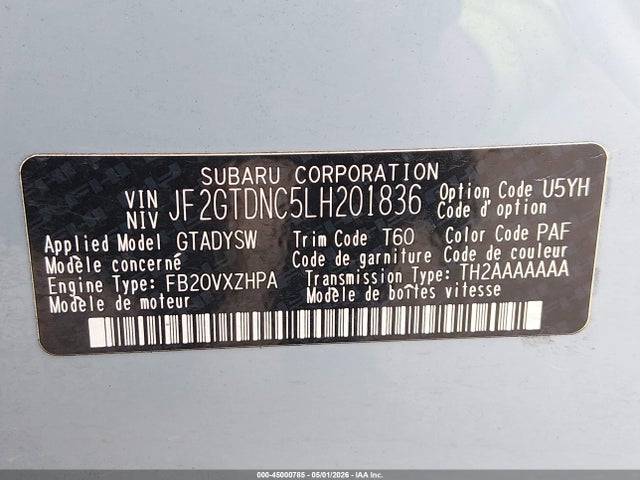 Subaru Crosstrek Hybrid