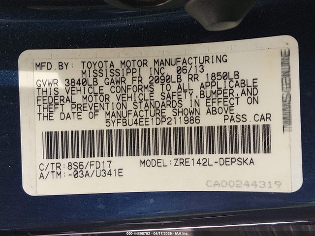 Toyota Corolla S