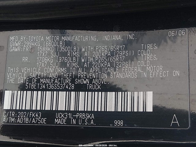 Toyota Tundra Sr5 V8