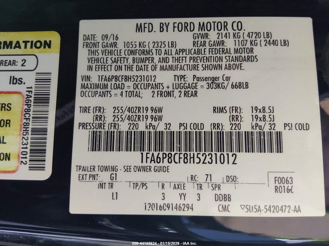 Ford Mustang Gt Premium