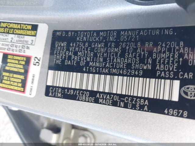 Toyota Camry Se Nightshade Edition