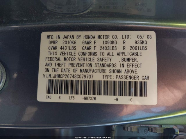 Honda Accord 2.4 Ex