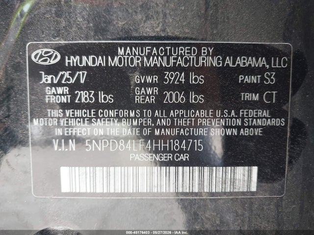 Hyundai ELANTRA Value Edition