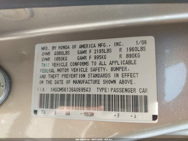 Honda Accord 2.4 Vp