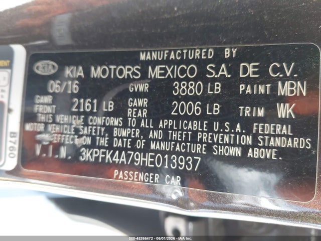 Kia Forte Lx