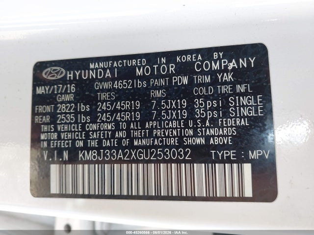 Hyundai TUCSON Limited