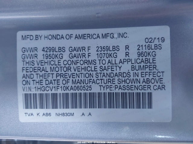 Honda Accord Lx
