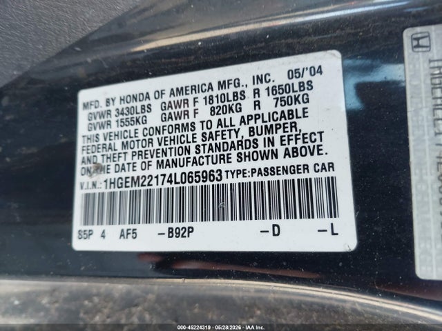 Honda Civic Vp