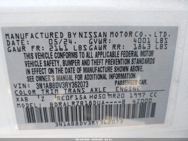 Nissan Sentra Sr Xtronic Cvt