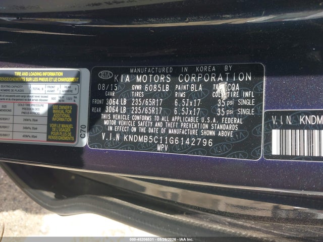 Kia Sedona Lx